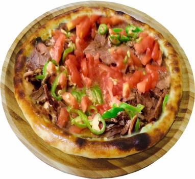 kavurmalı sebzeli pide